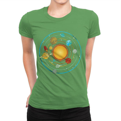 Rainbow System - Womens Premium T-Shirts RIPT Apparel Small / Kelly