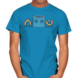 Rainbow Therapy - Mens T-Shirts RIPT Apparel Small / Sapphire