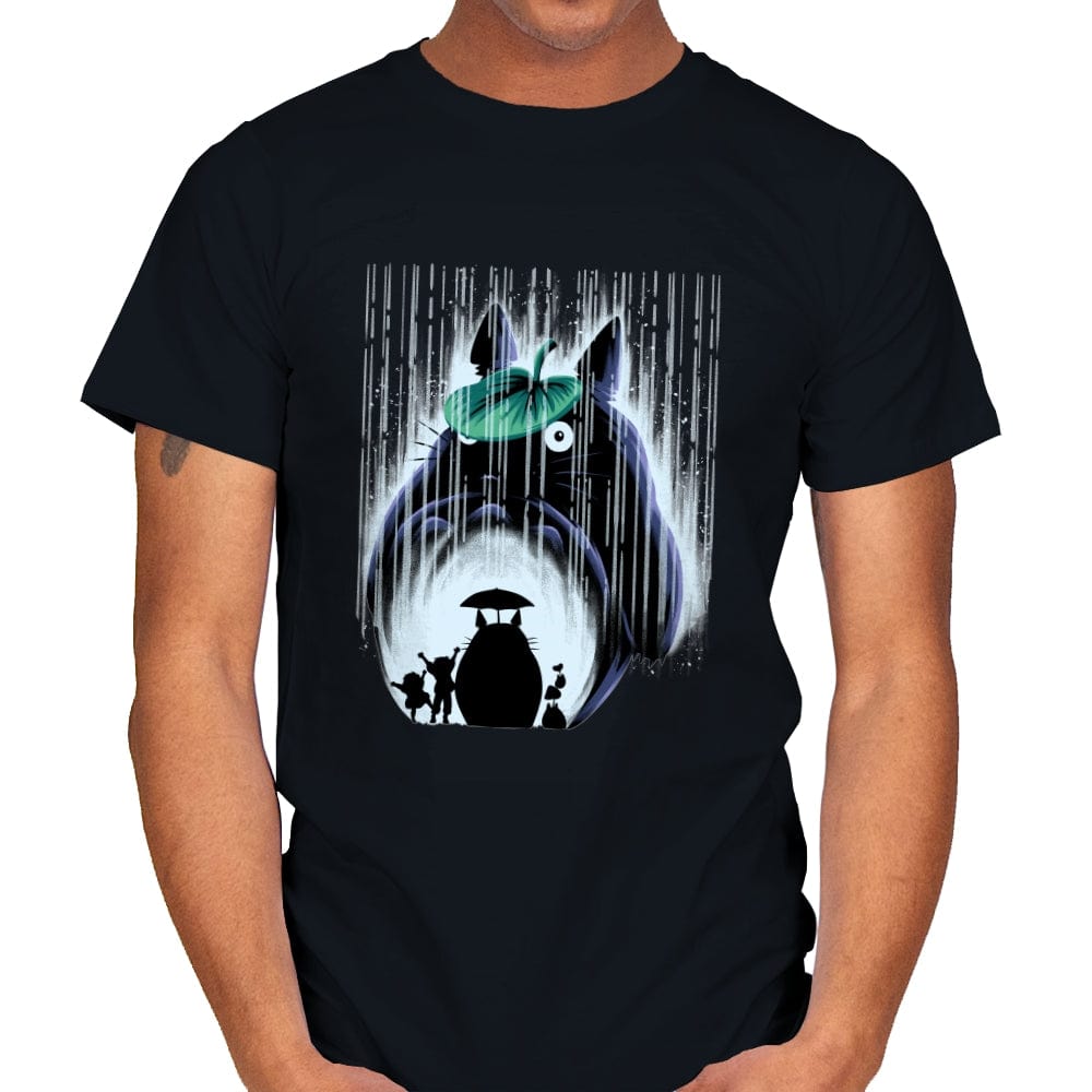 Rainy Neighborhood - Mens T-Shirts RIPT Apparel Small / Black