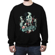Raise your Paws for Rock and Roll - Crew Neck Sweatshirt Crew Neck Sweatshirt RIPT Apparel Small / Black