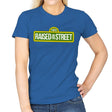 Raised On The Street - Womens T-Shirts RIPT Apparel Small / Royal
