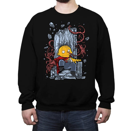 Ralphira - Crew Neck Sweatshirt Crew Neck Sweatshirt RIPT Apparel Small / Black