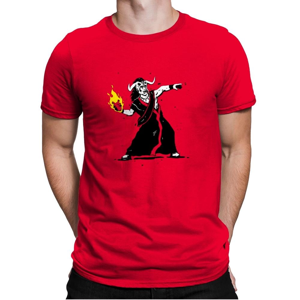 Ram Rage - Mens Premium T-Shirts RIPT Apparel Small / Red