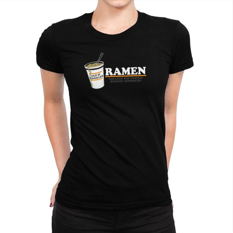 Ramen Budgest Approved Exclusive - Womens Premium T-Shirts RIPT Apparel Small / Natural