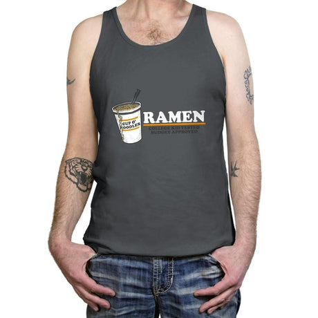 Ramen Budget Approved Exclusive - Tanktop Tanktop RIPT Apparel X-Small / Asphalt