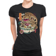 Ramen Catbus - Womens Premium T-Shirts RIPT Apparel Small / Black