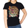 Ramen Catbus - Womens T-Shirts RIPT Apparel Small / Black