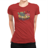 Ramen Cthulhu - Womens Premium T-Shirts RIPT Apparel Small / Red