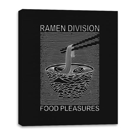 Ramen Division - Canvas Wraps Canvas Wraps RIPT Apparel 16x20 / Black