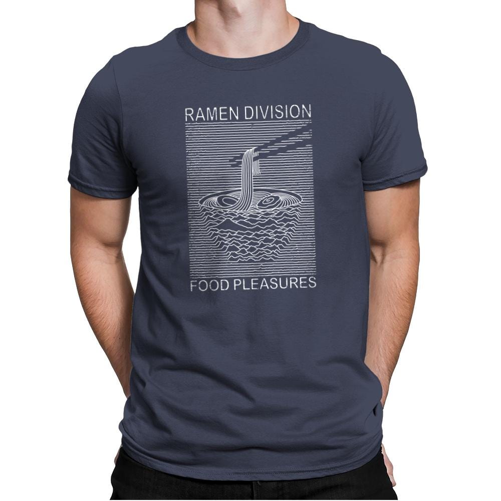 Ramen Division - Mens Premium T-Shirts RIPT Apparel Small / Indigo