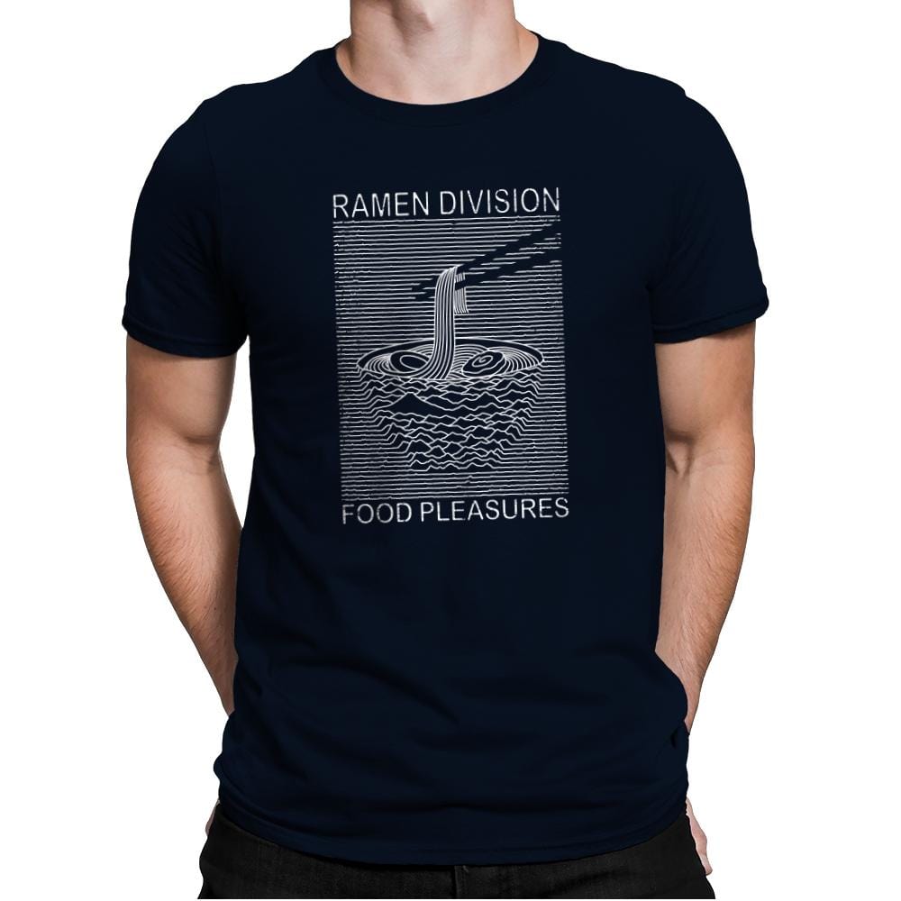 Ramen Division - Mens Premium T-Shirts RIPT Apparel Small / Midnight Navy