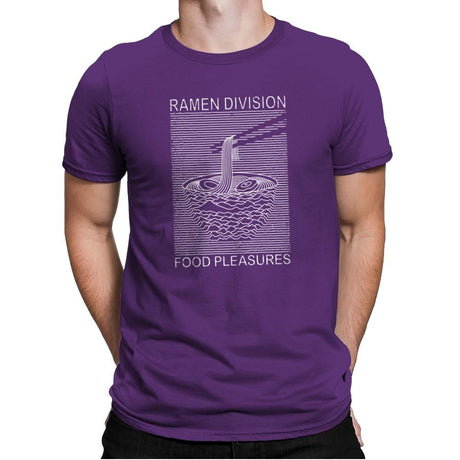Ramen Division - Mens Premium T-Shirts RIPT Apparel Small / Purple Rush