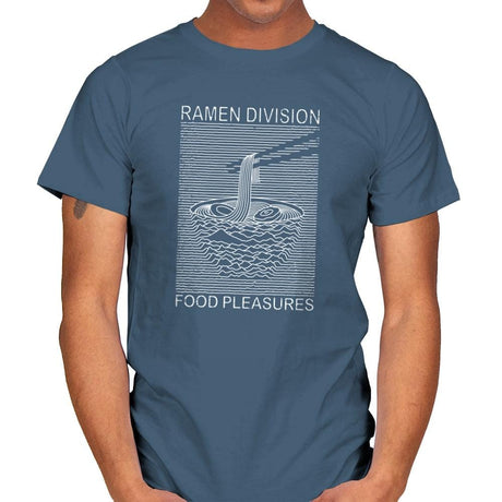 Ramen Division - Mens T-Shirts RIPT Apparel Small / Indigo Blue