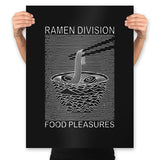 Ramen Division - Prints Posters RIPT Apparel 18x24 / Black
