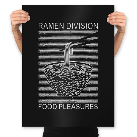 Ramen Division - Prints Posters RIPT Apparel 18x24 / Black