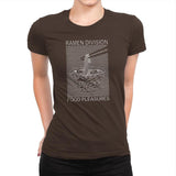 Ramen Division - Womens Premium T-Shirts RIPT Apparel Small / Dark Chocolate