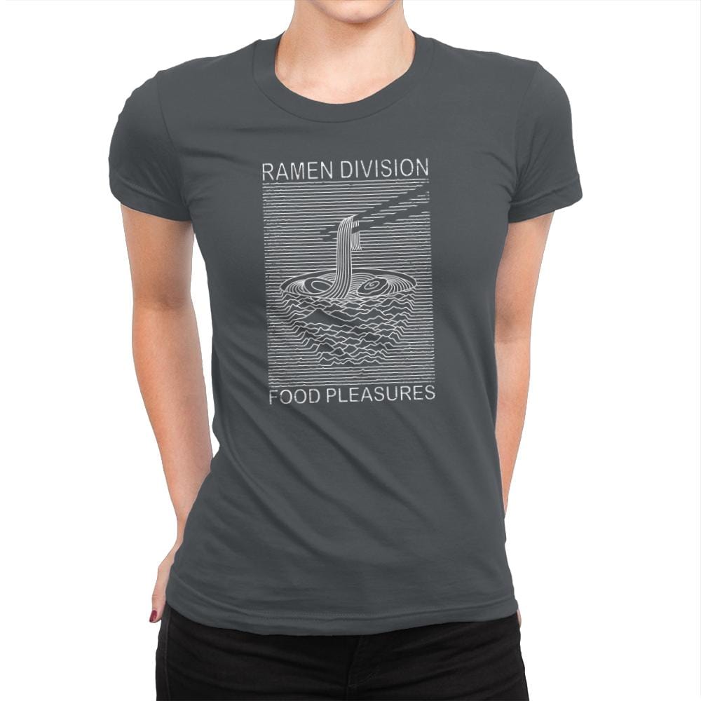 Ramen Division - Womens Premium T-Shirts RIPT Apparel Small / Heavy Metal