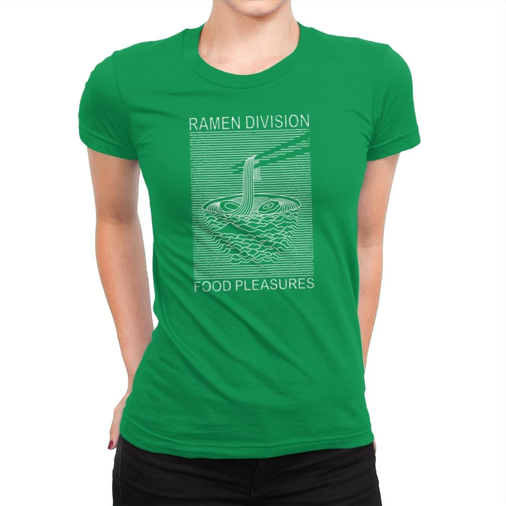Ramen Division - Womens Premium T-Shirts RIPT Apparel Small / Kelly Green