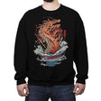 Ramen Dragon - Crew Neck Sweatshirt Crew Neck Sweatshirt RIPT Apparel