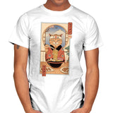 Ramen Meowster - Mens T-Shirts RIPT Apparel Small / White