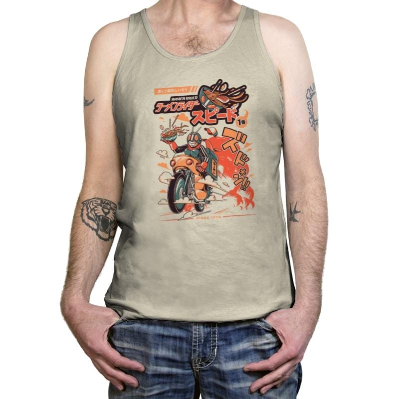 Ramen Rider - Tanktop Tanktop RIPT Apparel X-Small / Oatmeal Triblend