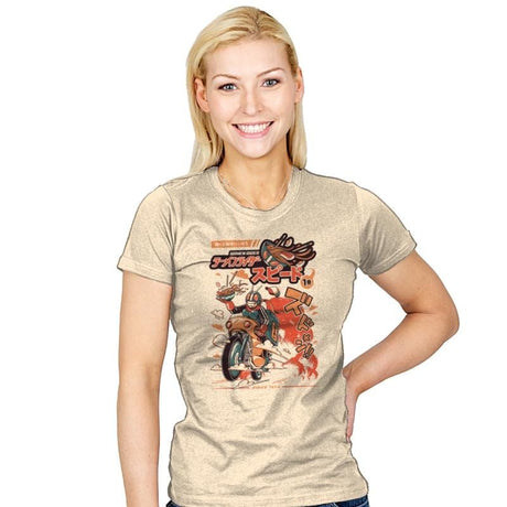 Ramen Rider - Womens T-Shirts RIPT Apparel Small / Natural