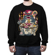 Ramen Totoro - Crew Neck Sweatshirt Crew Neck Sweatshirt RIPT Apparel Small / Black