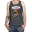 Randy Savage “Macho Man” in the Style of Kool-Aid Man. - Tanktop Tanktop RIPT Apparel X-Small / Asphalt