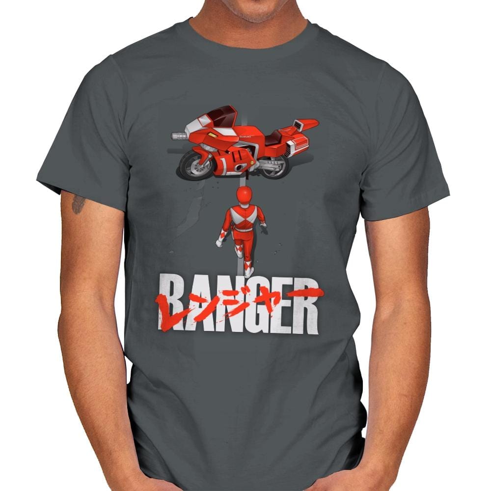 Ranger Red - Mens T-Shirts RIPT Apparel Small / Charcoal