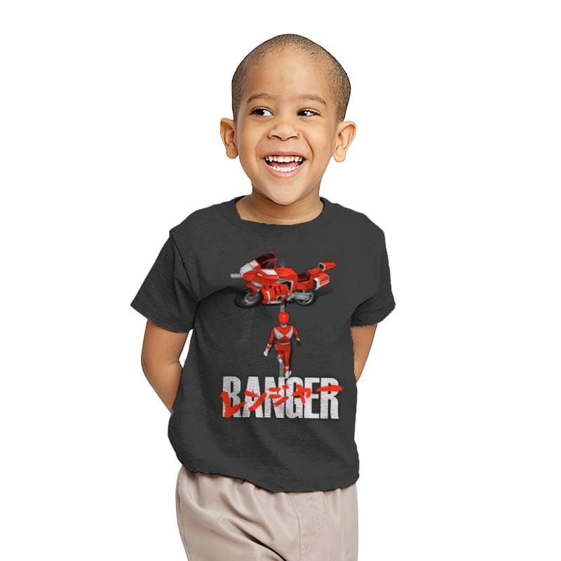 Ranger Red - Youth T-Shirts RIPT Apparel X-small / Charcoal