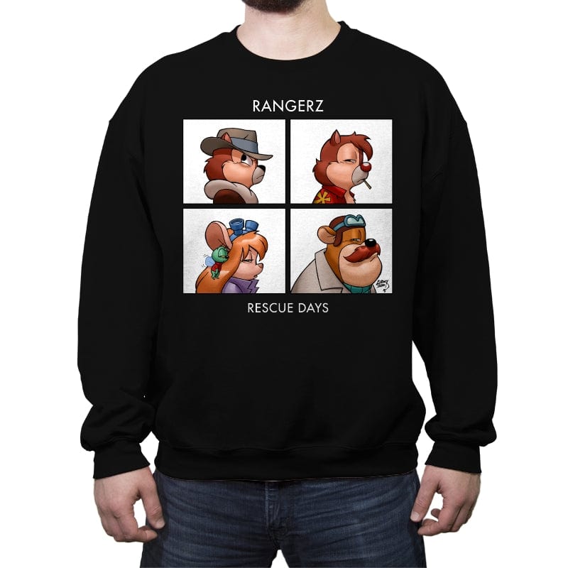 Rangerz - Crew Neck Sweatshirt Crew Neck Sweatshirt RIPT Apparel Small / Black