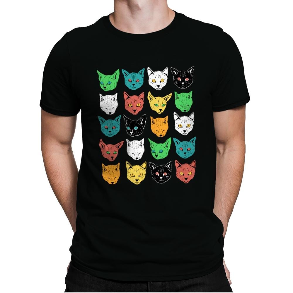 Ranom Cats - Mens Premium T-Shirts RIPT Apparel Small / Black