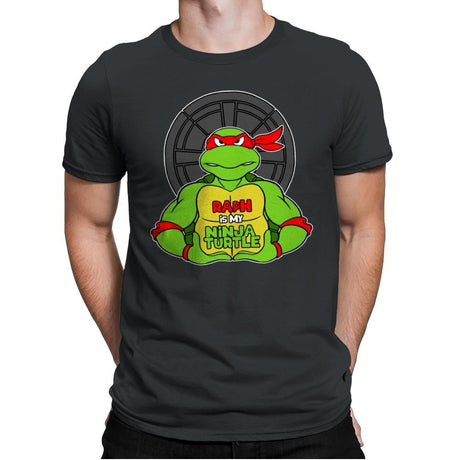 Raph is my Turtle (My Red Ninja Turtle) - Mens Premium T-Shirts RIPT Apparel Small / Heavy Metal