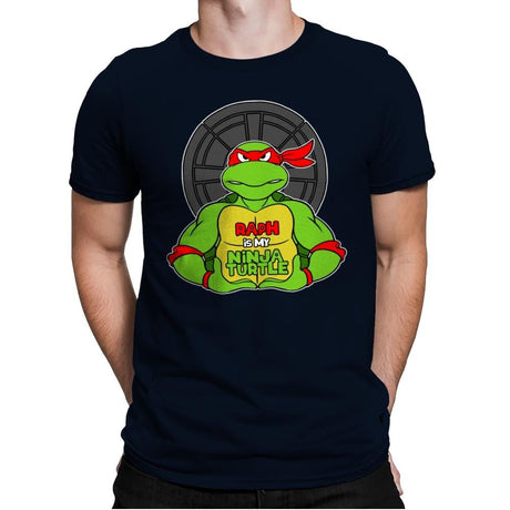 Raph is my Turtle (My Red Ninja Turtle) - Mens Premium T-Shirts RIPT Apparel Small / Midnight Navy