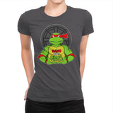 Raph is my Turtle (My Red Ninja Turtle) - Womens Premium T-Shirts RIPT Apparel Small / Heavy Metal