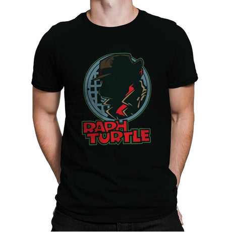 Raph Turtle - Mens Premium T-Shirts RIPT Apparel Small / Black