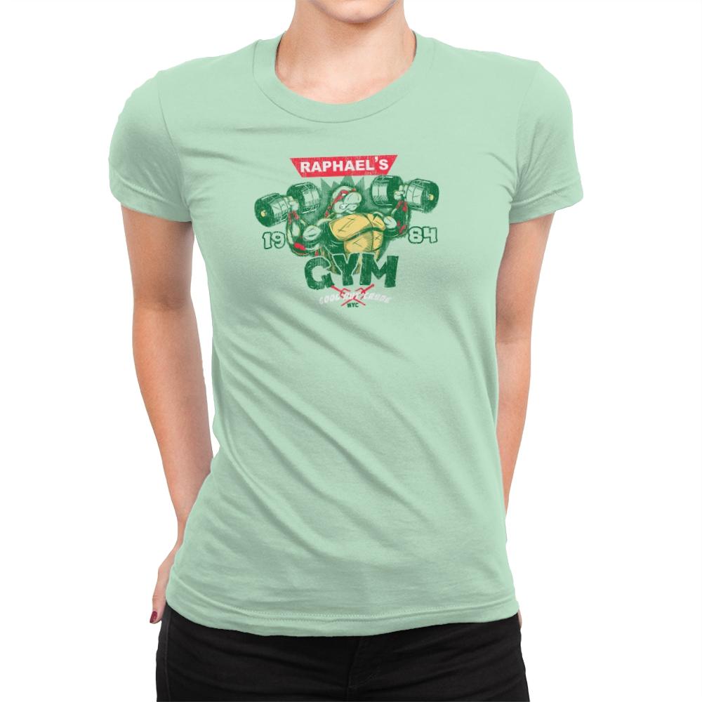 Raphs Gym Exclusive - Womens Premium T-Shirts RIPT Apparel Small / Mint