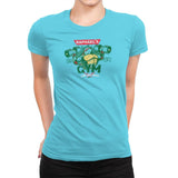 Raphs Gym Exclusive - Womens Premium T-Shirts RIPT Apparel Small / Tahiti Blue