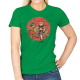 Raptor Catana Meowster - Womens T-Shirts RIPT Apparel Small / Irish Green