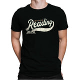 Rather Be Reading - Mens Premium T-Shirts RIPT Apparel Small / Black
