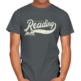 Rather Be Reading - Mens T-Shirts RIPT Apparel Small / Charcoal