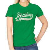 Rather Be Reading - Womens T-Shirts RIPT Apparel Small / Irish Green