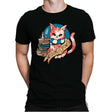 Raven Cat - Mens Premium T-Shirts RIPT Apparel Small / Black