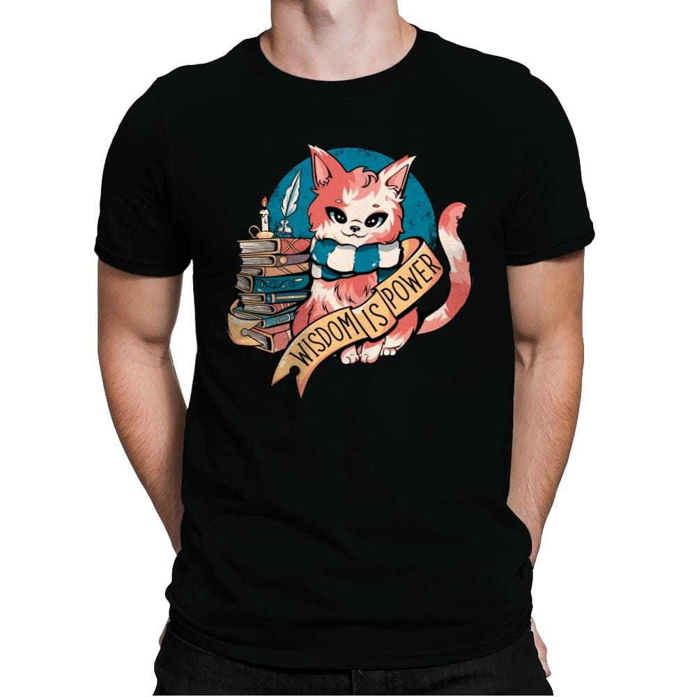Raven Cat - Mens Premium T-Shirts RIPT Apparel Small / Black