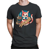 Raven Cat - Mens Premium T-Shirts RIPT Apparel Small / Heavy Metal