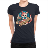 Raven Cat - Womens Premium T-Shirts RIPT Apparel Small / Midnight Navy