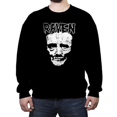 Ravenfits - Crew Neck Sweatshirt Crew Neck Sweatshirt RIPT Apparel Small / Black