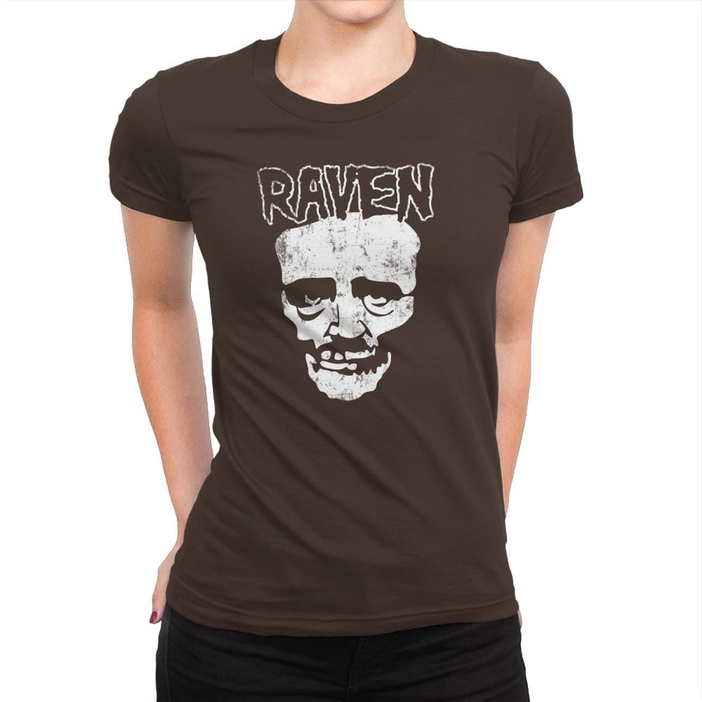 Ravenfits - Womens Premium T-Shirts RIPT Apparel Small / Dark Chocolate