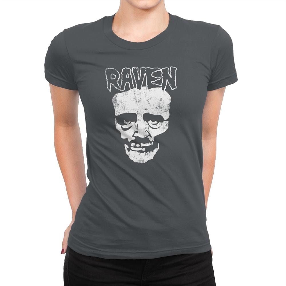 Ravenfits - Womens Premium T-Shirts RIPT Apparel Small / Heavy Metal