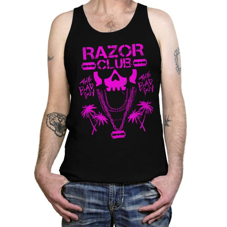 Razor Club - Tanktop Tanktop RIPT Apparel X-Small / Black